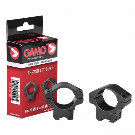 Montura Gamo TS-250 1″ baja para carril de 11