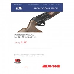 Escopeta Benelli Montefeltro Wood zurdo